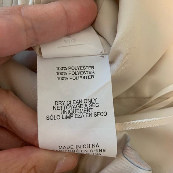 Nicholas Cream Floral Puff Sleeve Crop Top Blouse Size 2 - Picture 7 of 7